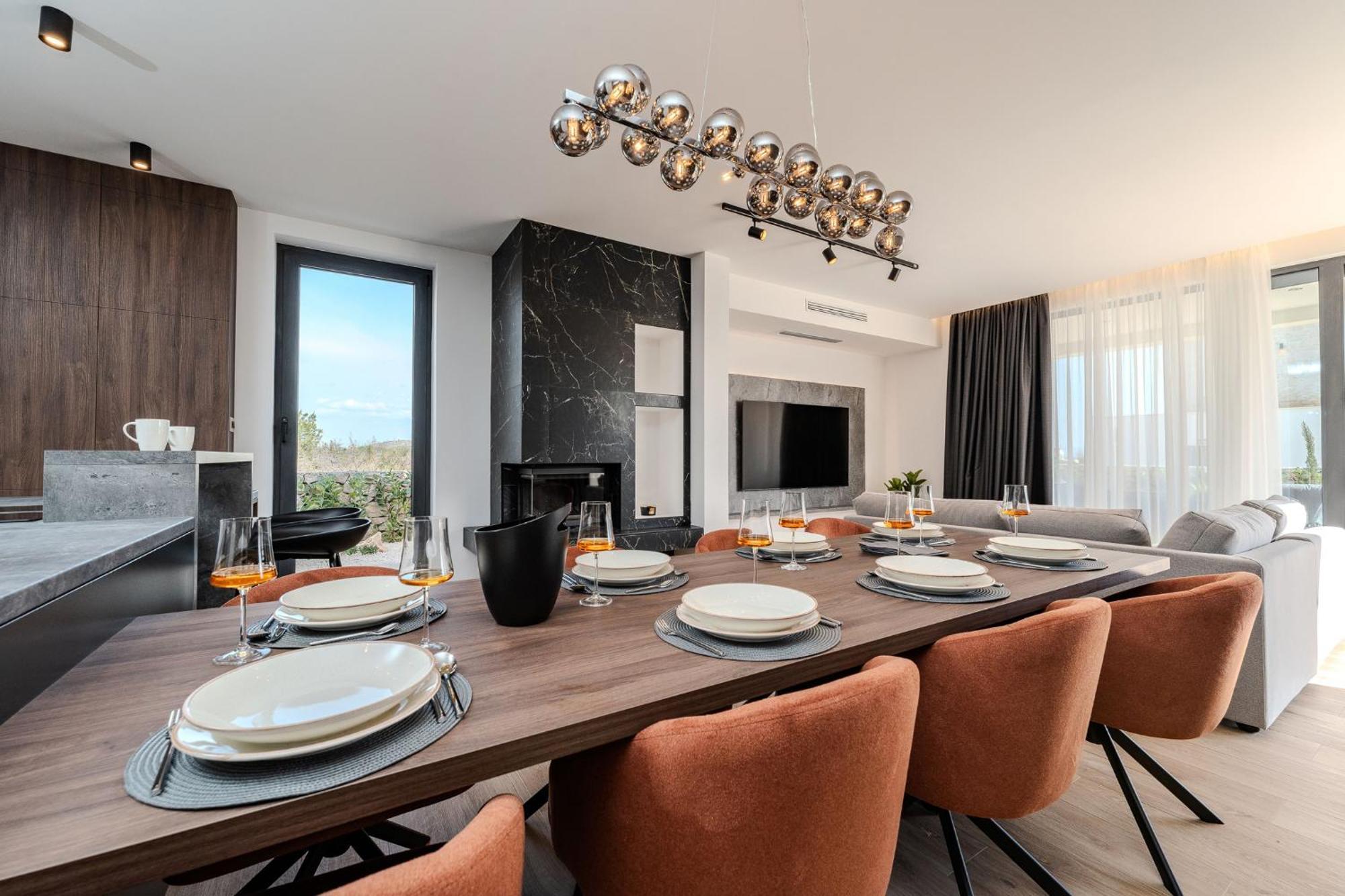 Luxury Kaia - Sea View, Heated Pool, Jacuzzi, Gym And Sauna *