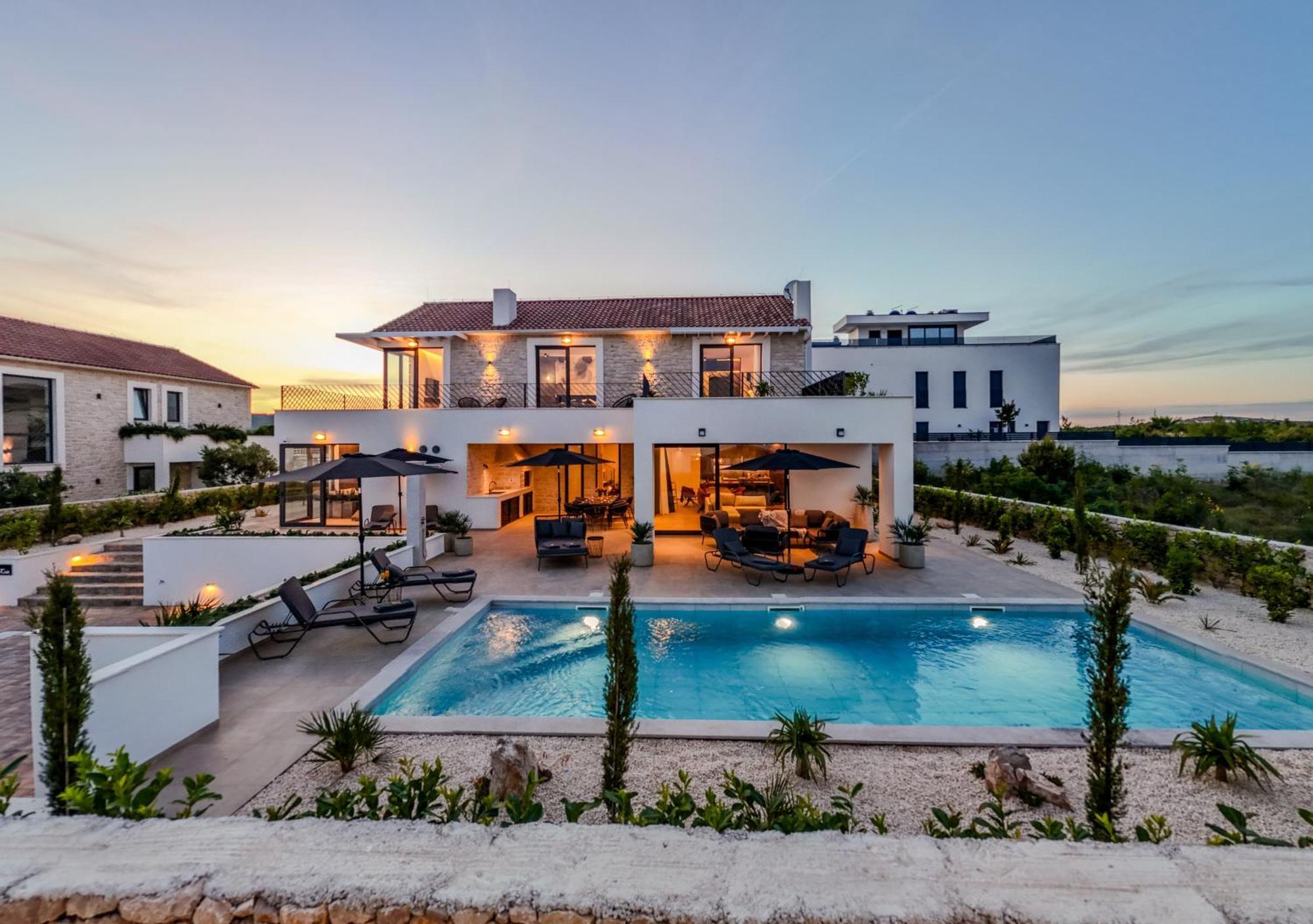 Luxury Kaia - Sea View, Heated Pool, Jacuzzi, Gym And Sauna * Vodice