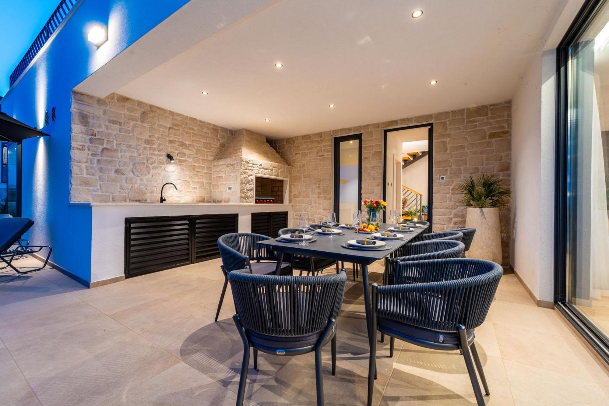 Villa Luxury Kaia - Sea View, Heated Pool, Jacuzzi, Gym And Sauna