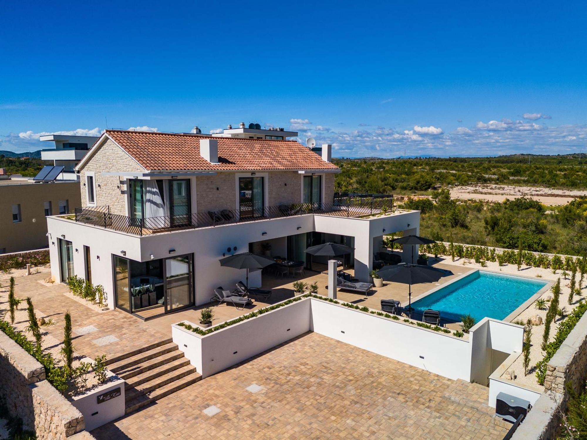 Villa Luxury Kaia - Sea View, Heated Pool, Jacuzzi, Gym And Sauna *